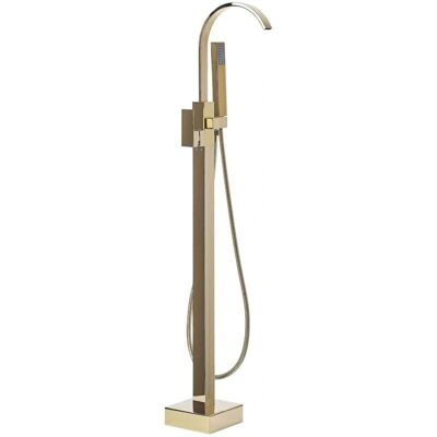 Beliani Bath Mixer Tap Gold - Bath Faucet Beliani Bath Mixer Tap Gold - Bath Faucet