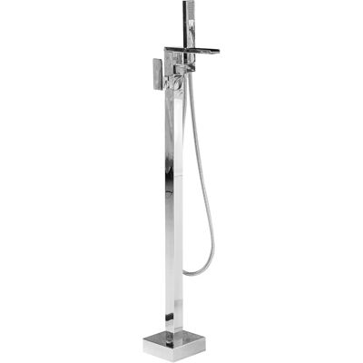 Beliani Silber Freistehender Badmischer - Badarmatur Beliani Silber Freistehender Badmischer - Badarmatur