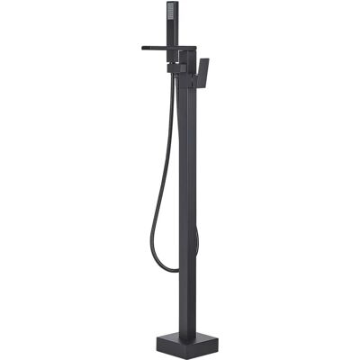 Beliani Badewannenmischer Schwarz Matt - Badarmatur - Moderne Badezimmerzubehör Beliani Badewannenmischer Schwarz Matt - Badarmatur - Moderne Badezimmerzubehör