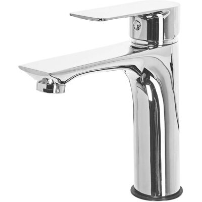 Robinet lavabo Beliani Argenté - Bec rectangulaire - Mitigeur pour lavabo - Publicité Robinet lavabo Beliani Argenté - Bec rectangulaire - Mitigeur pour lavabo - Publicité