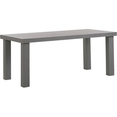 Tavolo da giardino Beliani 180 x 90 cm Grigio cemento TARANTO Tavolo da giardino Beliani 180 x 90 cm Grigio cemento TARANTO
