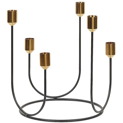 Beliani Musta Metallilyhty 25 cm - Kynttilälyhty Beliani Musta Metallilyhty 25 cm - Kynttilälyhty