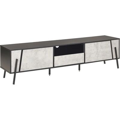 Beliani BLACKPOOL Vaaleanharmaa TV-taso - TV Stand Beliani BLACKPOOL Vaaleanharmaa TV-taso - TV Stand