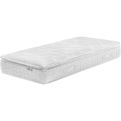 Beliani Pocket Spring Patja Valkoinen - Keskikova - Yksittäinen Beliani Pocket Spring Patja Valkoinen - Keskikova - Yksittäinen
