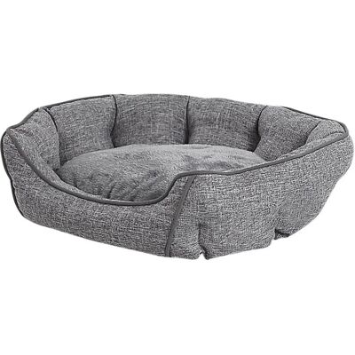 Beliani Pellavainen lemmikkisänky - Harmaa - 65x50cm - Sänky Beliani Pellavainen lemmikkisänky - Harmaa - 65x50cm - Sänky