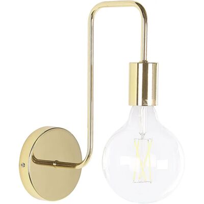Beliani Wandleuchte Gold Metall - Moderner Industriestil Beliani Wandleuchte Gold Metall - Moderner Industriestil