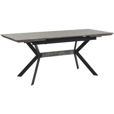 Table à manger extensible gris clair - Table à manger - Publicité Table à manger extensible gris clair - Table à manger - Publicité