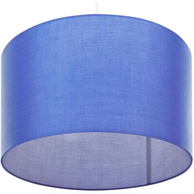 Beliani Pendelleuchte Blau Stoffschirm Deckenleuchte Beliani Pendelleuchte Blau Stoffschirm Deckenleuchte