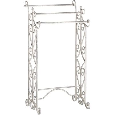 Beliani Asciugamaniere Vintage Bianco - Accessorio Bagno Beliani Asciugamaniere Vintage Bianco - Accessorio Bagno