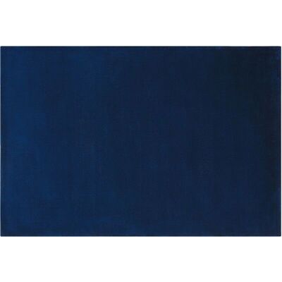 Beliani Navy Blue Viscose Teppich - Handgewebt, 160x230cm Beliani Navy Blue Viscose Teppich - Handgewebt, 160x230cm