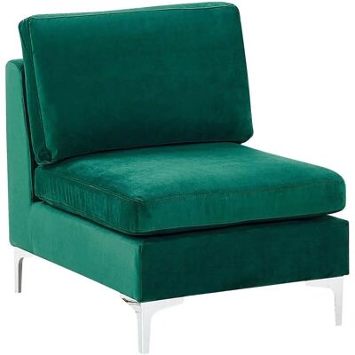 Beliani Grüner Samt 1-Sitz Modul - Sofa Modul Beliani Grüner Samt 1-Sitz Modul - Sofa Modul