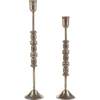 Beliani Setti 2 kynttilänjalat - Kulta - 63/49 cm - Kynttilänjalat Beliani Setti 2 kynttilänjalat - Kulta - 63/49 cm - Kynttilänjalat