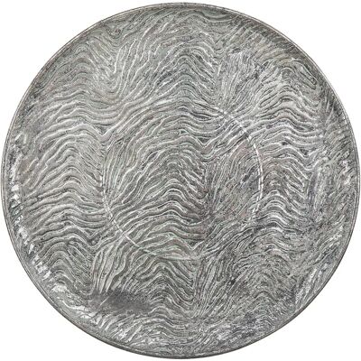 Beliani Vassoio Decorativo Argento KITNOS - Decorazione e Arte Murale Beliani Vassoio Decorativo Argento KITNOS - Decorazione e Arte Murale