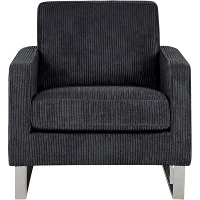 Sillón de pana Beliani VIND - Estilo salón retro Sillón de pana Beliani VIND - Estilo salón retro