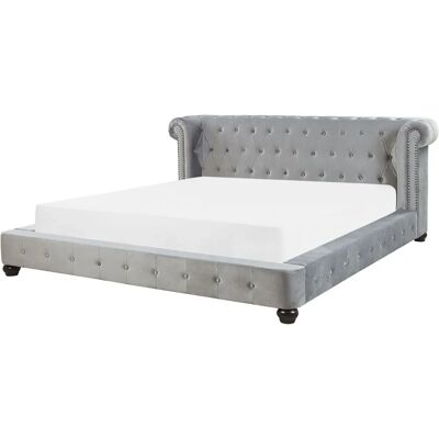 Veluurisänky EU Super King - Chesterfield-tyylinen päädys Veluurisänky EU Super King - Chesterfield-tyylinen päädys