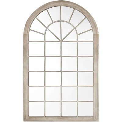 Specchio da Parete Beliani TREVOL - Decorazione Finestra ad Arco Vintage 77x130cm Specchio da Parete Beliani TREVOL - Decorazione Finestra ad Arco Vintage 77x130cm