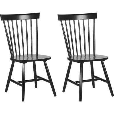 Beliani Ensemble de 2 Chaises de Salle à Manger - Bois de Caoutchouc Vintage Rustique - Chaises de Salle à Manger - Publicité Beliani Ensemble de 2 Chaises de Salle à Manger - Bois de Caoutchouc Vintage Rustique - Chaises de Salle à Manger - Publicité