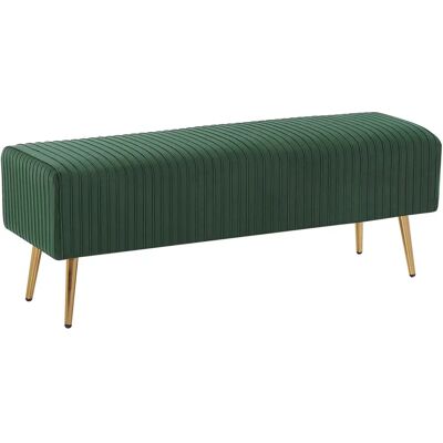 Panca in velluto verde smeraldo Beliani PATERSON - Panca Panca in velluto verde smeraldo Beliani PATERSON - Panca