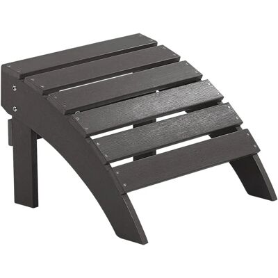 Mobili da giardino Beliani ADIRONDACK Grigio scuro Resistente alle intemperie Mobili da giardino Beliani ADIRONDACK Grigio scuro Resistente alle intemperie