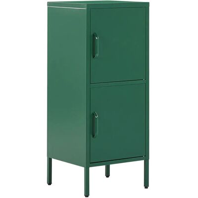 Beliani HURONarmario de metal verde - Almacenamiento Beliani HURONarmario de metal verde - Almacenamiento
