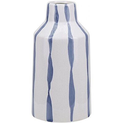 Vase à Fleurs Blanc Beliani - Style Vintage Vintage - 12x22x12 - Vase à Fleurs - Publicité Vase à Fleurs Blanc Beliani - Style Vintage Vintage - 12x22x12 - Vase à Fleurs - Publicité