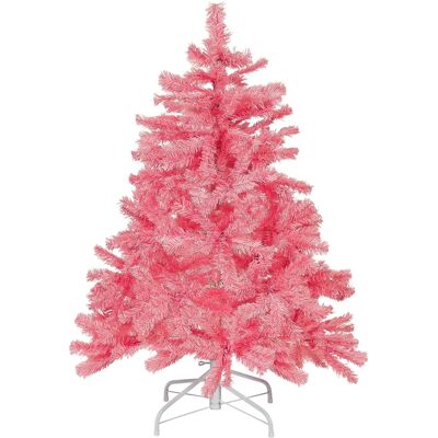 Beliani Sapin de Noël Artificiel Rose 120cm - Sapin de Noël - Publicité Beliani Sapin de Noël Artificiel Rose 120cm - Sapin de Noël - Publicité