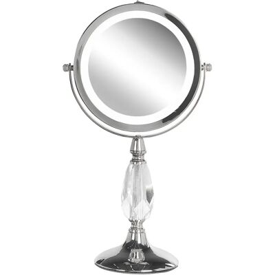 Beliani Meikkilamppupeili Hopea - Kaksipuolinen LED, ø 13cm Beliani Meikkilamppupeili Hopea - Kaksipuolinen LED, ø 13cm
