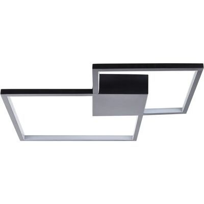 Beliani Deckenleuchte Schwarz Aluminium - Moderner Glamour-Lichte Beliani Deckenleuchte Schwarz Aluminium - Moderner Glamour-Lichte