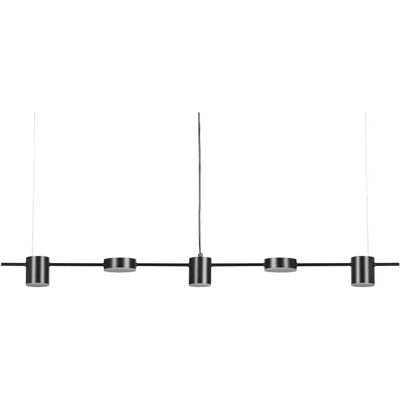 Suspension Beliani Noire en aluminium fer - Éclairage sur rail suspendu rond - Style industriel moderne cuisine salon - Publicité Suspension Beliani Noire en aluminium fer - Éclairage sur rail suspendu rond - Style industriel moderne cuisine salon - Publicité