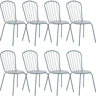 Chaises de Jardin Beliani CALVI - Résistantes à la Rouille, Hautes, Acier, Moderne - Publicité Chaises de Jardin Beliani CALVI - Résistantes à la Rouille, Hautes, Acier, Moderne - Publicité