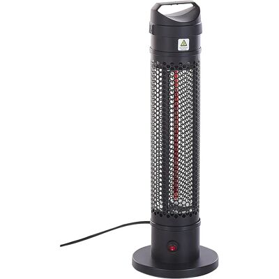 Beliani KRAKATOA Infrarot Terrassenheizer - Schwarz - 1000 W Beliani KRAKATOA Infrarot Terrassenheizer - Schwarz - 1000 W