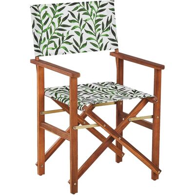 Beliani Akazien Holz Gartensessel - Klappbar, 2er Set, Dunkles Holz Beliani Akazien Holz Gartensessel - Klappbar, 2er Set, Dunkles Holz