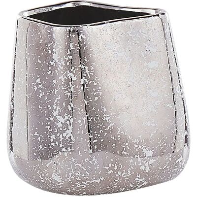 Vase Décorative Beliani CIRTA Argent - Décoration, Fleur, 20cm - Publicité Vase Décorative Beliani CIRTA Argent - Décoration, Fleur, 20cm - Publicité