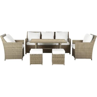 Set da Giardino Beliani Marrone - Garden Sofa Set Set da Giardino Beliani Marrone - Garden Sofa Set