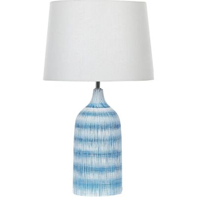 Lámpara de Mesa Beliani GEORGINA Cerámica Azul 66 cm Lámpara de Mesa Beliani GEORGINA Cerámica Azul 66 cm