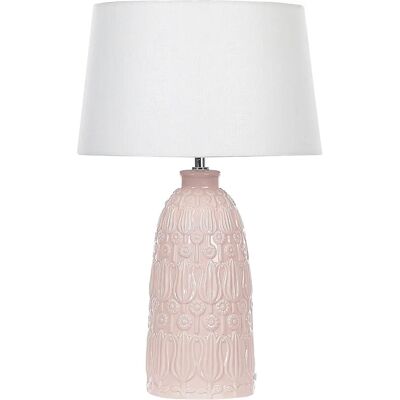 Beliani ZARIMA Rosa Keramik Tischlampe - Tischlampe Beliani ZARIMA Rosa Keramik Tischlampe - Tischlampe