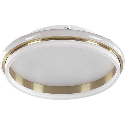 Beliani Lámpara de Techo de Metal Dorada - Lámpara LED de Techo Beliani Lámpara de Techo de Metal Dorada - Lámpara LED de Techo