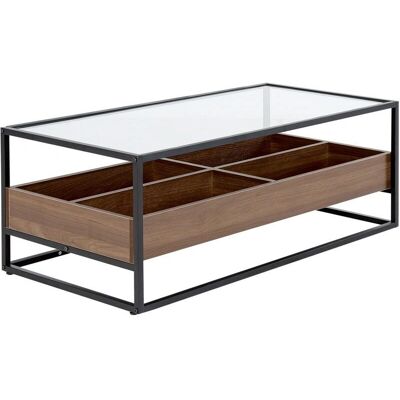 Table Basse Beliani Bois Foncé - Design Rectangulaire Moderne - Table Basse - Publicité Table Basse Beliani Bois Foncé - Design Rectangulaire Moderne - Table Basse - Publicité