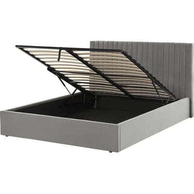 Beliani VION Samettinen EU King Size Ottoman Sänky - Ottoman Sänky Beliani VION Samettinen EU King Size Ottoman Sänky - Ottoman Sänky