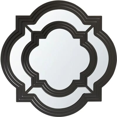 Beliani Wall Mirror COBETA - Black - 51cm - Modern Decor Beliani Wall Mirror COBETA - Black - 51cm - Modern Decor