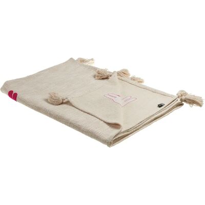 Beliani Kuscheldecken Lama Baumwolle 130x180 cm Beliani Kuscheldecken Lama Baumwolle 130x180 cm
