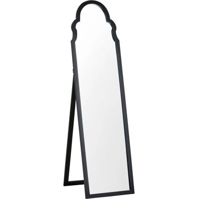 Beliani Schwarzes MDF Stehspiegel - Modernes Design - 40x150 cm Beliani Schwarzes MDF Stehspiegel - Modernes Design - 40x150 cm