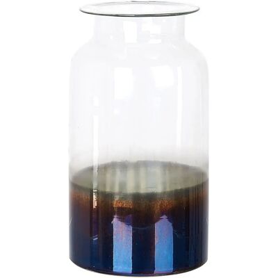 Beliani Blumen Vase Handgefertigt Glas 27 cm Mehrfarbig - Blumen Vase Beliani Blumen Vase Handgefertigt Glas 27 cm Mehrfarbig - Blumen Vase
