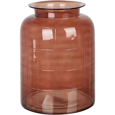 Beliani Kukkaruukku VINDALOO - Käsintehty Lasi 35 cm Kultainen ruskea Beliani Kukkaruukku VINDALOO - Käsintehty Lasi 35 cm Kultainen ruskea