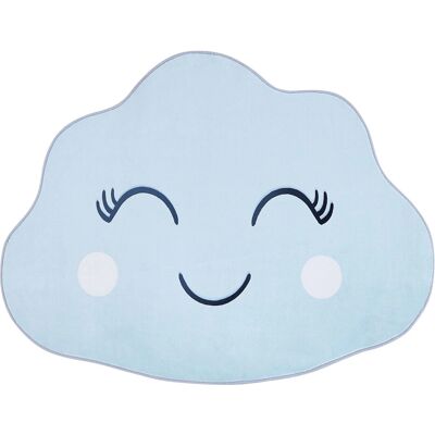 Alfombra Nube Azul Beliani - Decoración para Sala de Juegos 90x120cm Alfombra Nube Azul Beliani - Decoración para Sala de Juegos 90x120cm