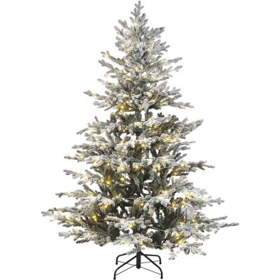 Beliani Valkoinen Luminen Keinotekoinen Joulupuu 180 cm - Joulupuu Beliani Valkoinen Luminen Keinotekoinen Joulupuu 180 cm - Joulupuu