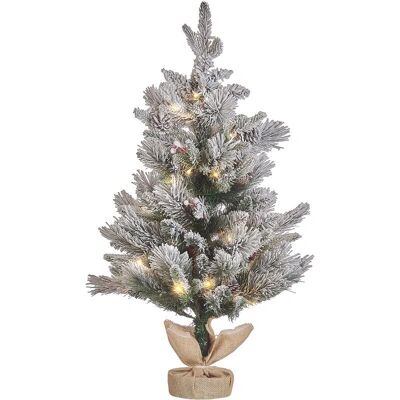 Beliani Vihreä 90cm Frosted Tehdas Joulukuusi Beliani Vihreä 90cm Frosted Tehdas Joulukuusi
