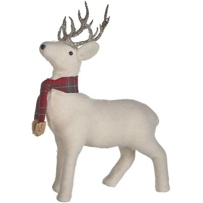 Beliani Poros Joulukoriste Faux Fur - Figuriini 48cm Beliani Poros Joulukoriste Faux Fur - Figuriini 48cm