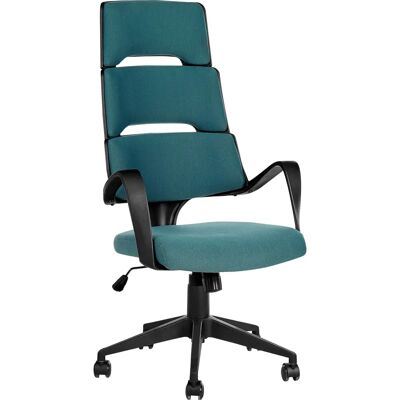Chaise de bureau bleu teal - Pivotante réglable - Mobilier de bureau - Publicité Chaise de bureau bleu teal - Pivotante réglable - Mobilier de bureau - Publicité