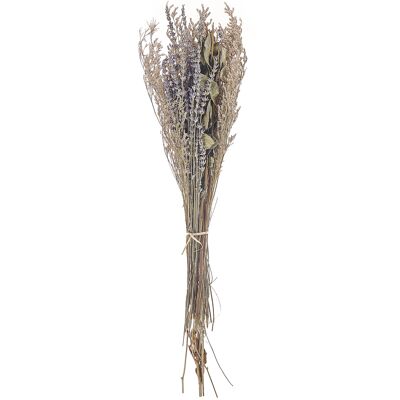 Beliani Getrockneter Blumenstrauß - Violett und Grün - 70 cm - Blumenstrauß Beliani Getrockneter Blumenstrauß - Violett und Grün - 70 cm - Blumenstrauß